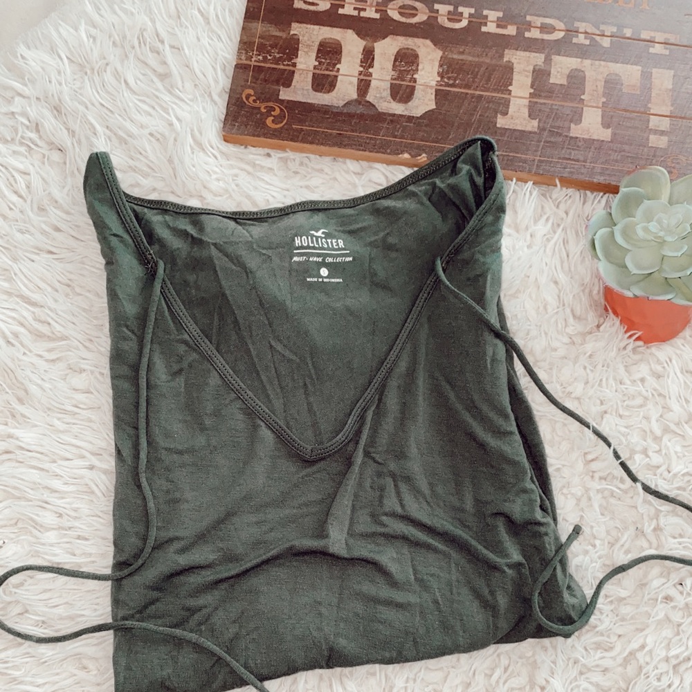 Green Hollister top